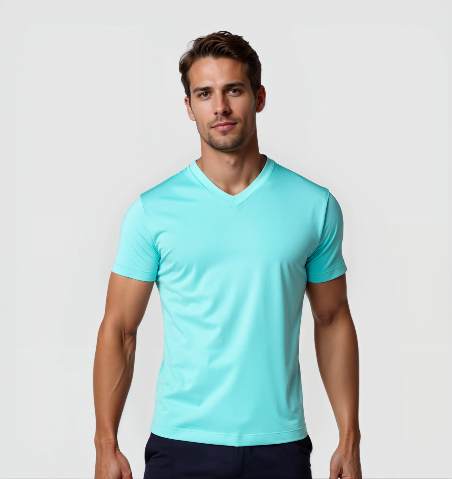 6er-Pack V-Ausschnitt-Shirts - Ozean
