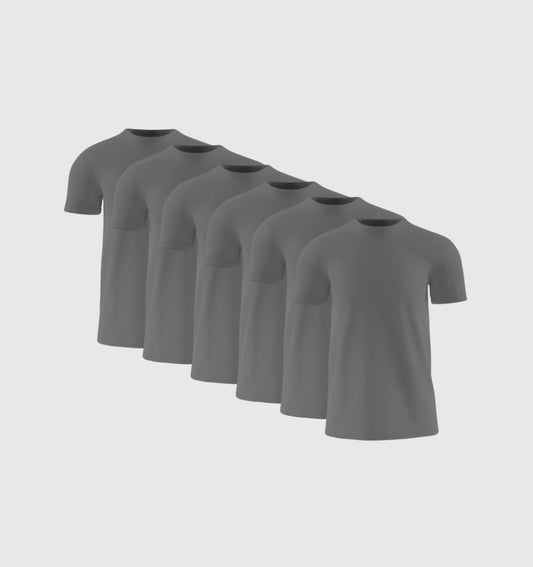 6er-Pack- Grau