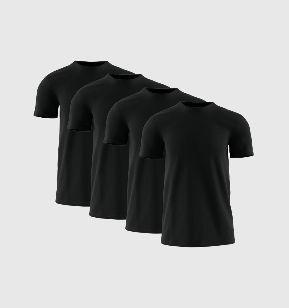 4er-Pack – Schwarz
