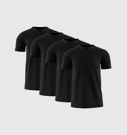 4er-Pack – Schwarz