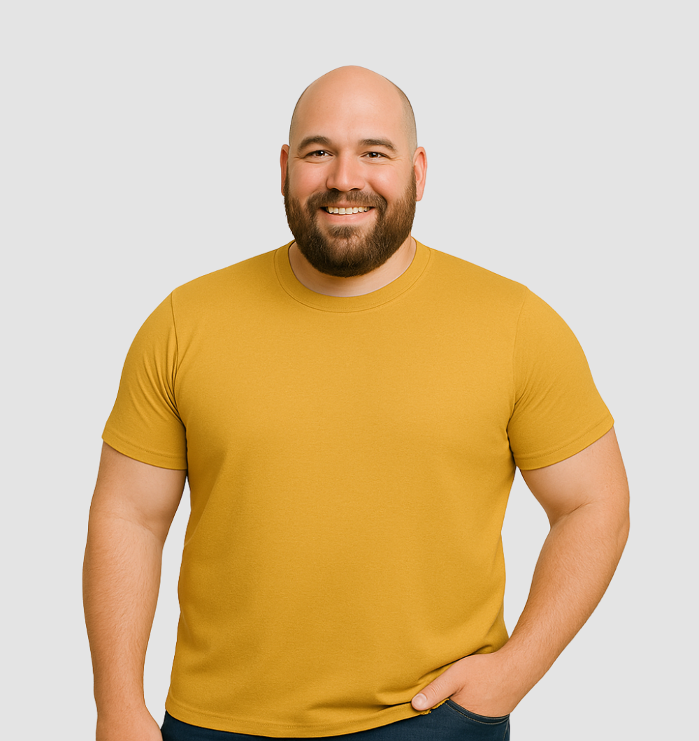 Das Tech-T-Shirt – Senfgelb