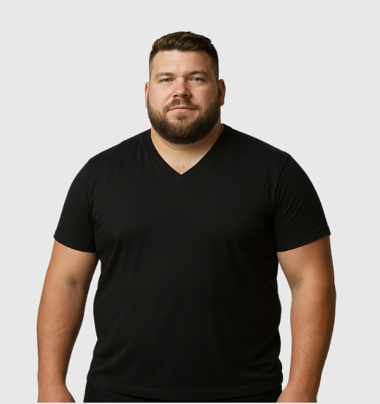 4er-Pack V-Ausschnitt-Shirts - Sommer