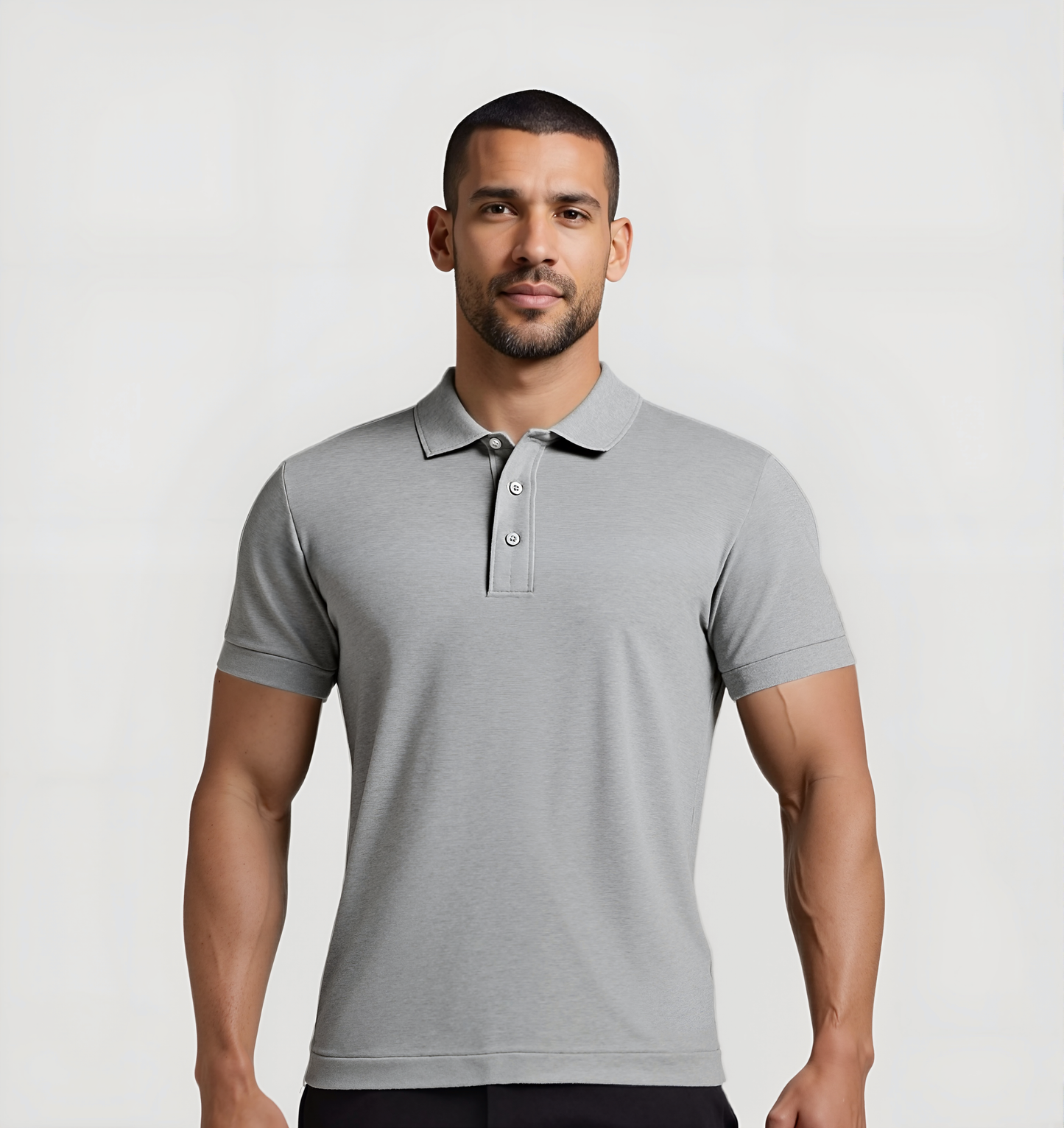 4er-Pack Poloshirts - Grau