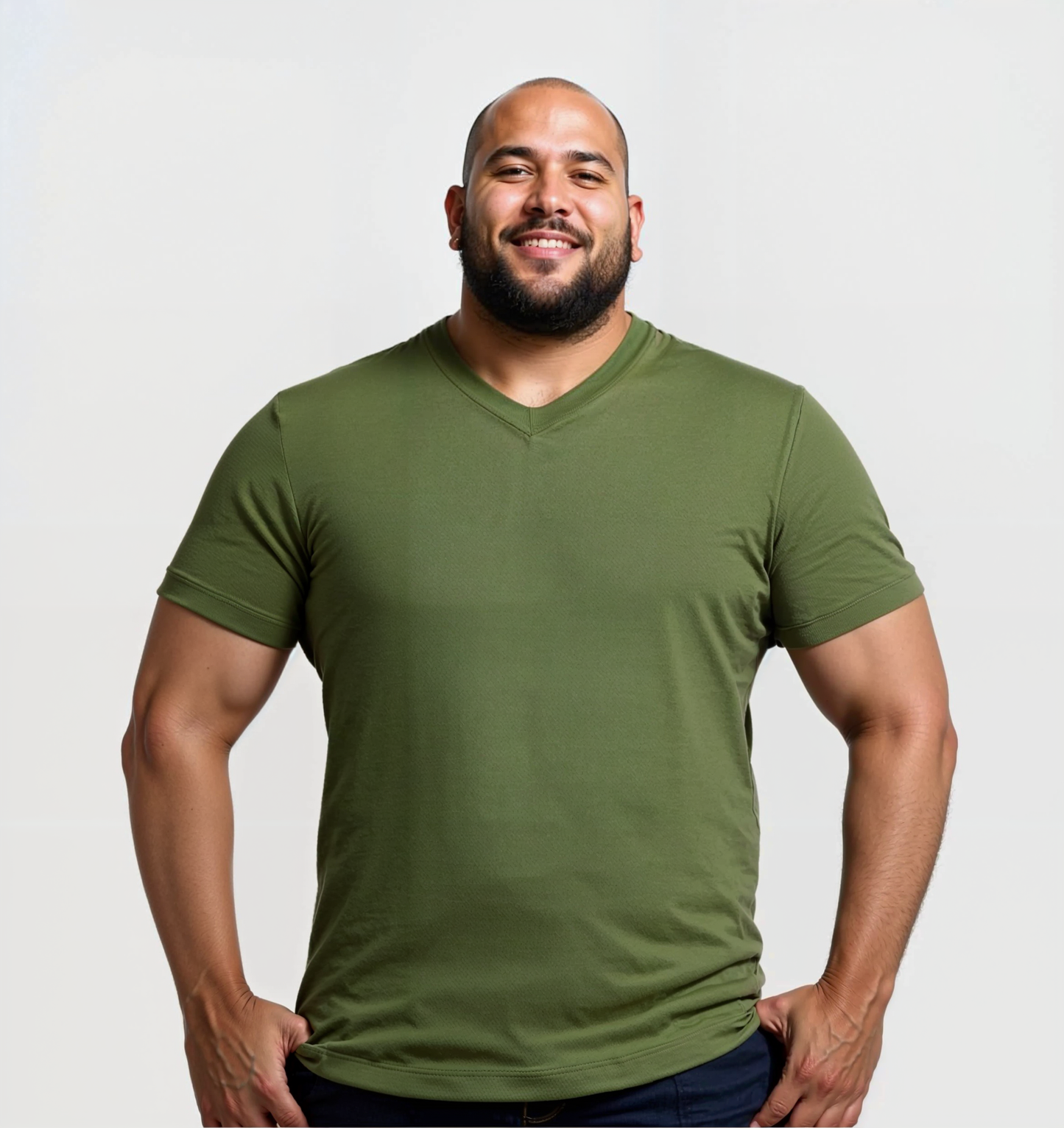 4er-Pack V-Ausschnitt-Shirts - Herbst