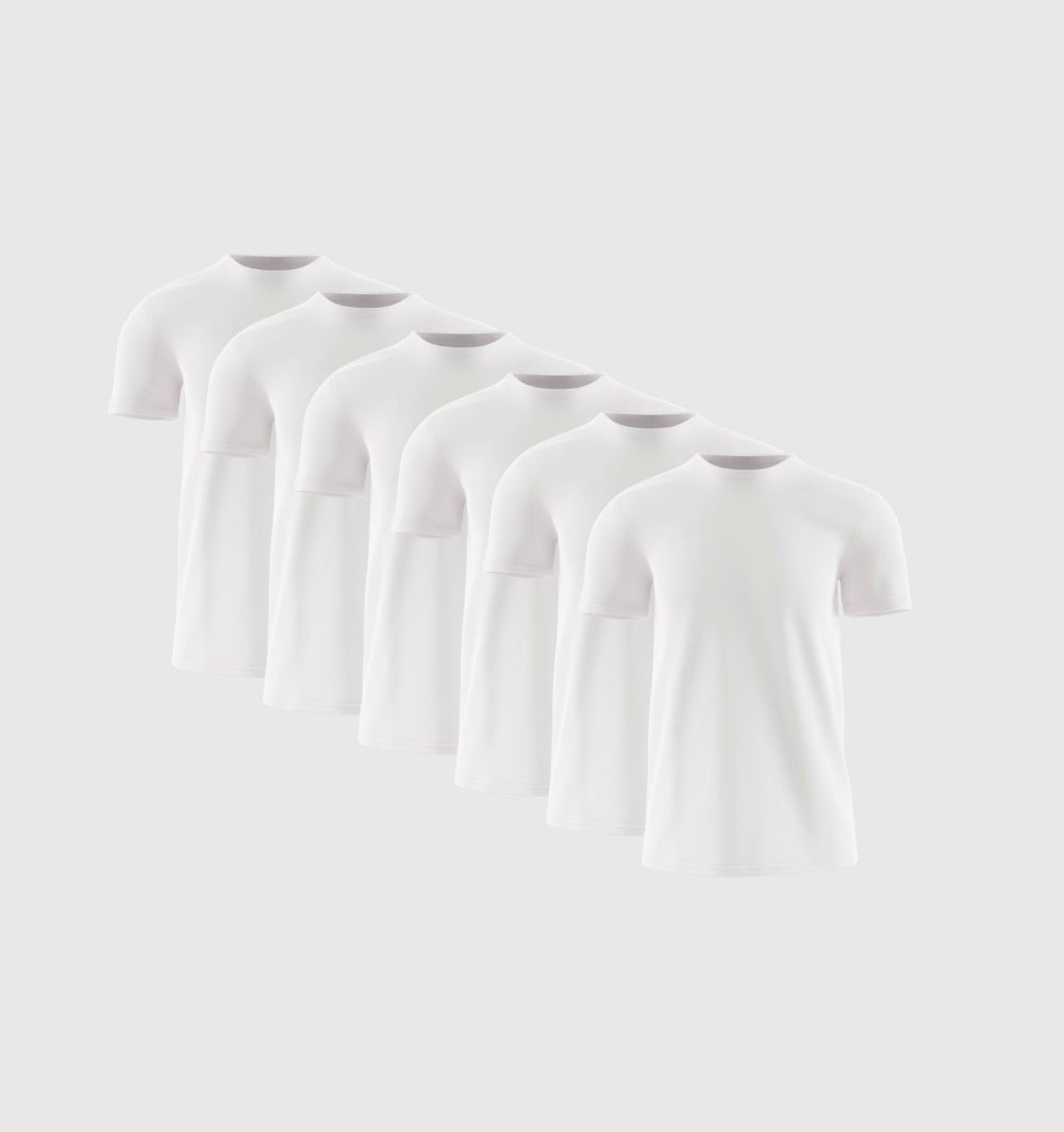 6er-Pack – Weiß