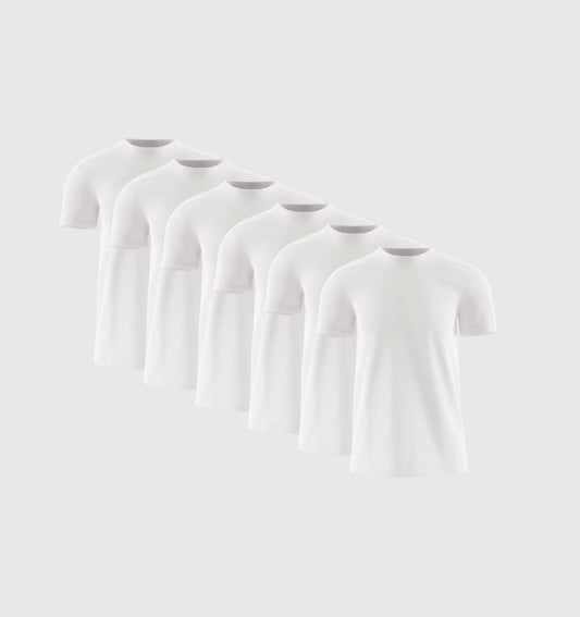 6er-Pack – Weiß