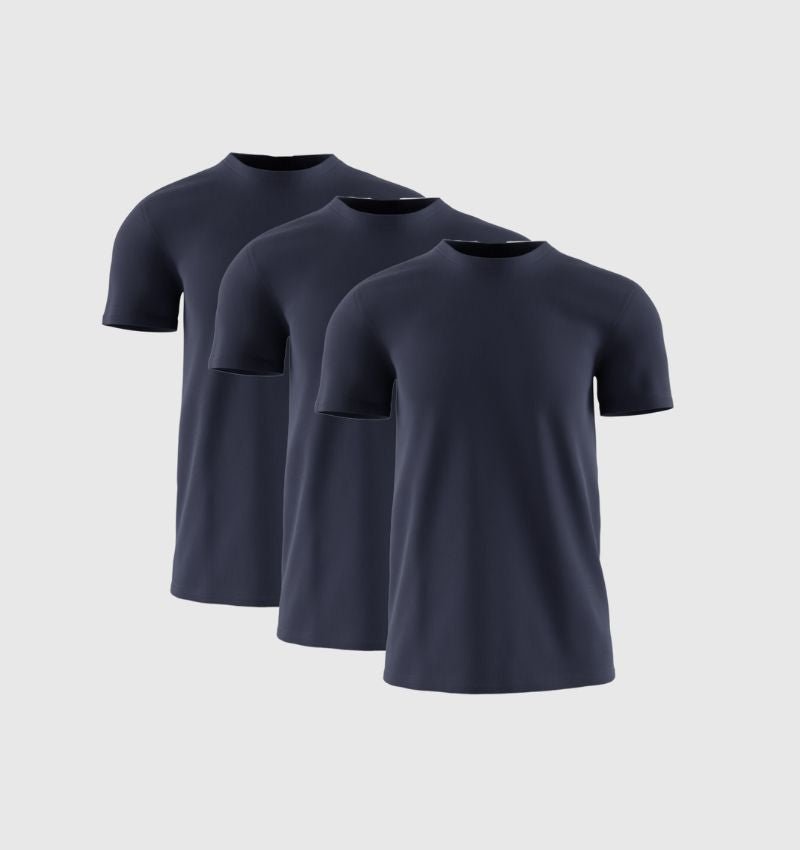 3er-Pack – Marineblau