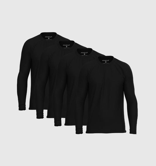 Pack de 4 Manches Longues - Noir