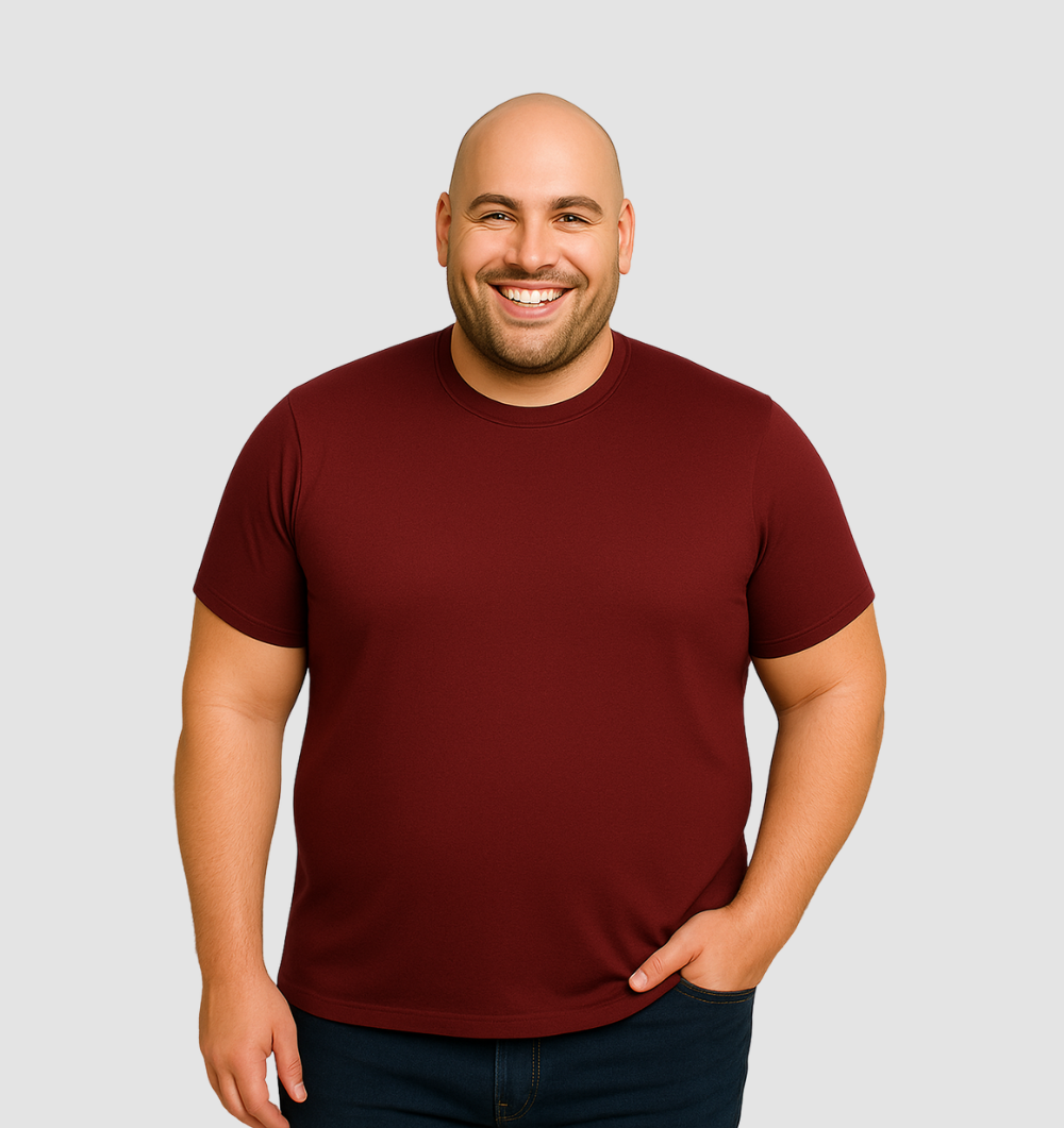 Das Tech-T-Shirt – Bordeaux