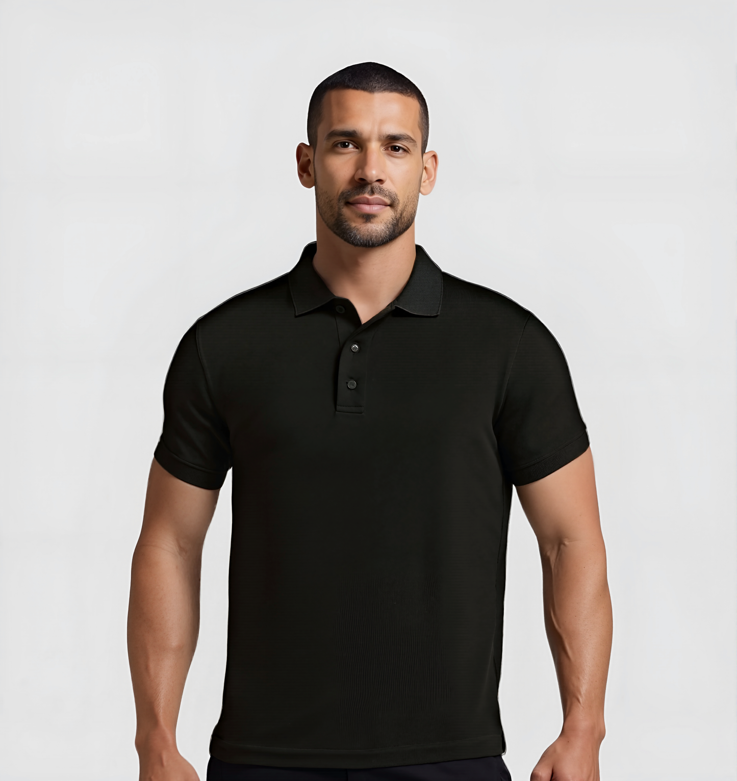 4er-Pack Poloshirts – Schwarz